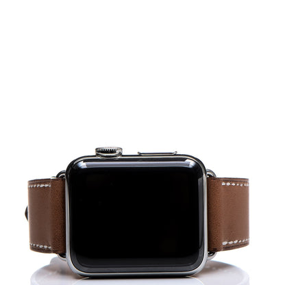 Hermes Barenia 38mm Series 3 Single Tour Apple Watch Fauve 3 of 8