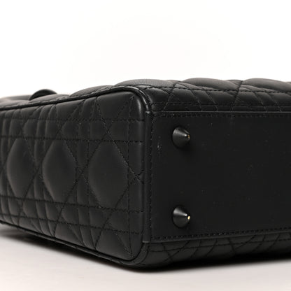 Christian Dior Ultra Matte Calfskin Cannage Small My ABCDior Lady Dior Black 9 of 12