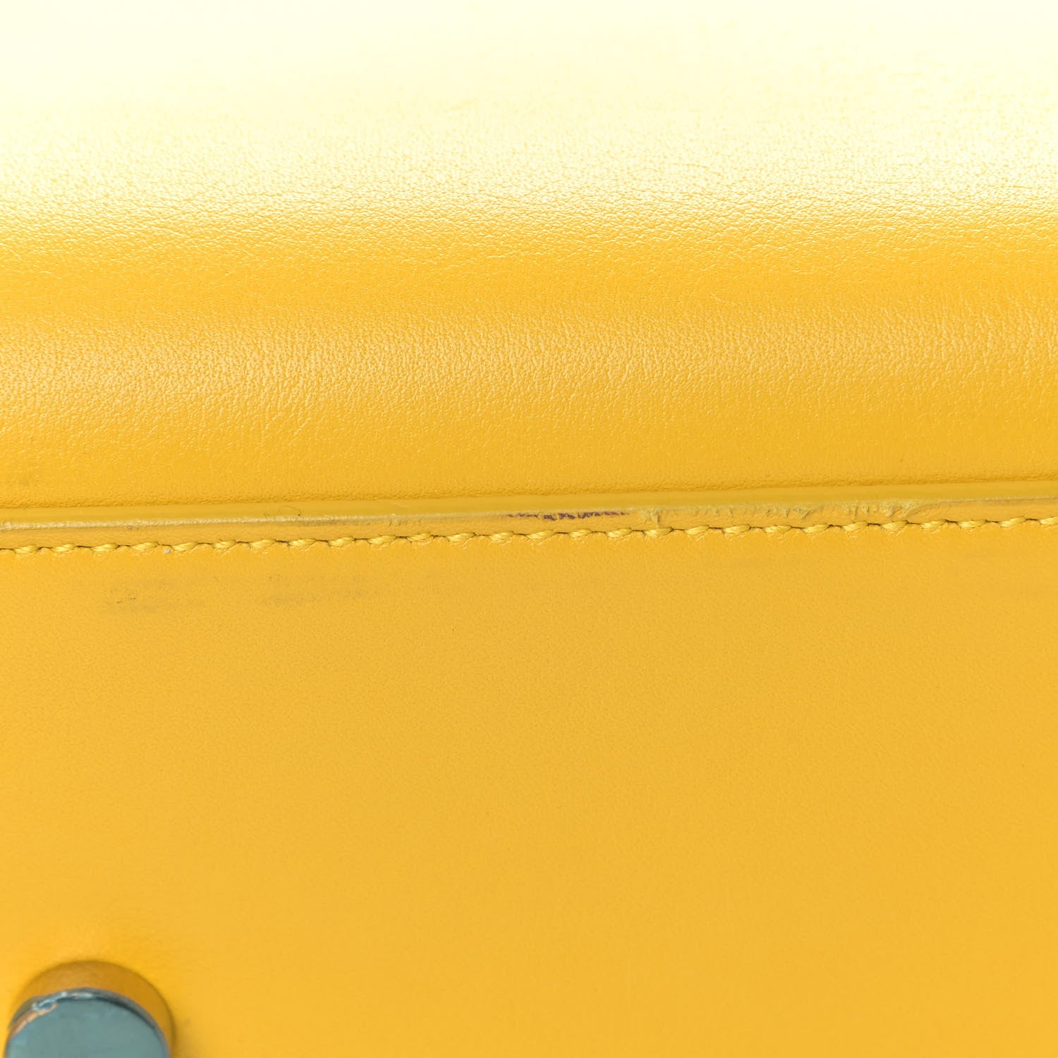 Saint Laurent Grained Calfskin Baby Sac De Jour Yellow 12 of 14