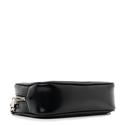Saint Laurent Shiny Calfskin Monogram Mini Lou Camera Bag Black 4 of 11
