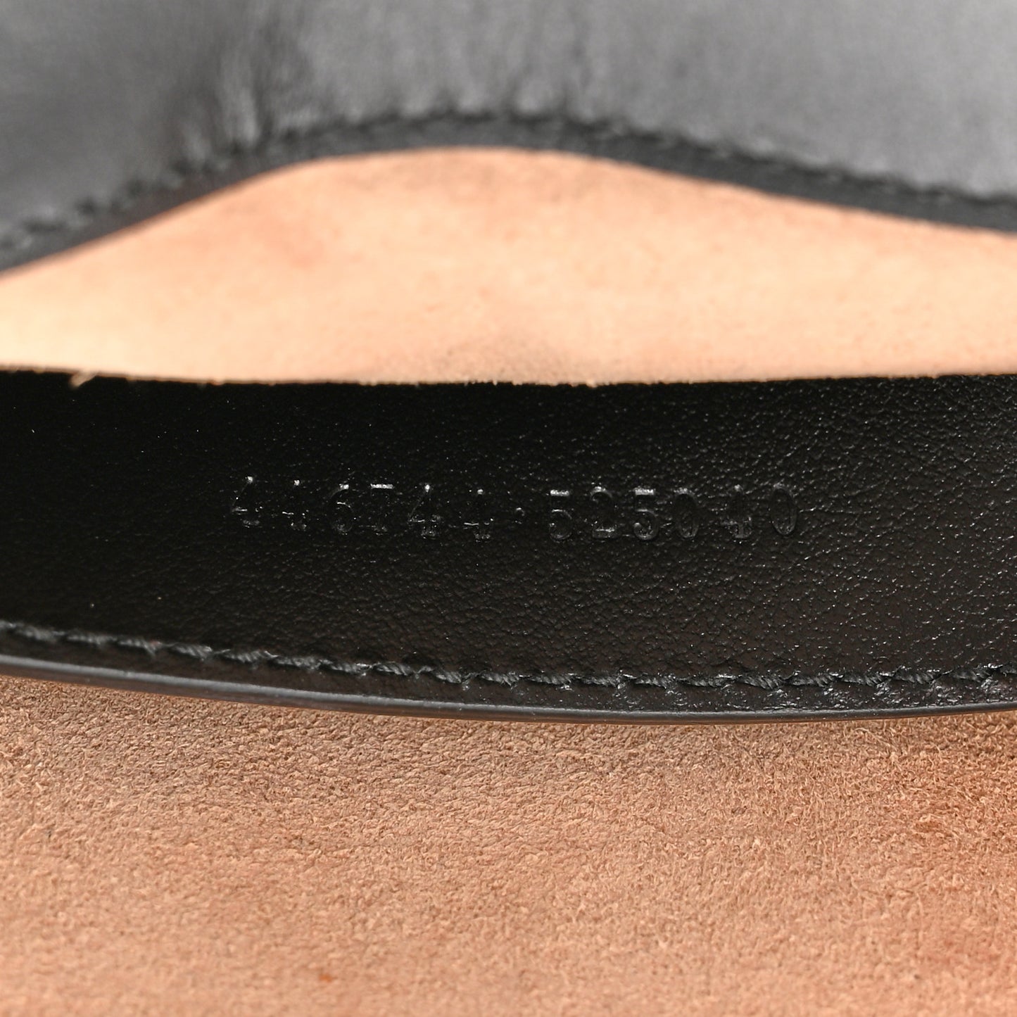 Calfskin Matelasse Mini GG Marmont Shoulder Bag Black