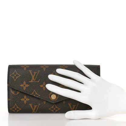 Louis Vuitton Monogram Sarah Wallet NM Rose Ballerine 2 of 9
