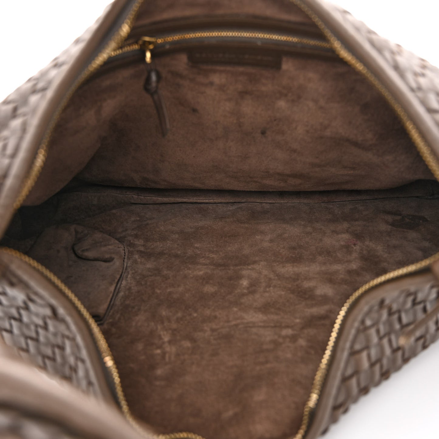 Nappa Intrecciato Large Veneta Hobo Ebano