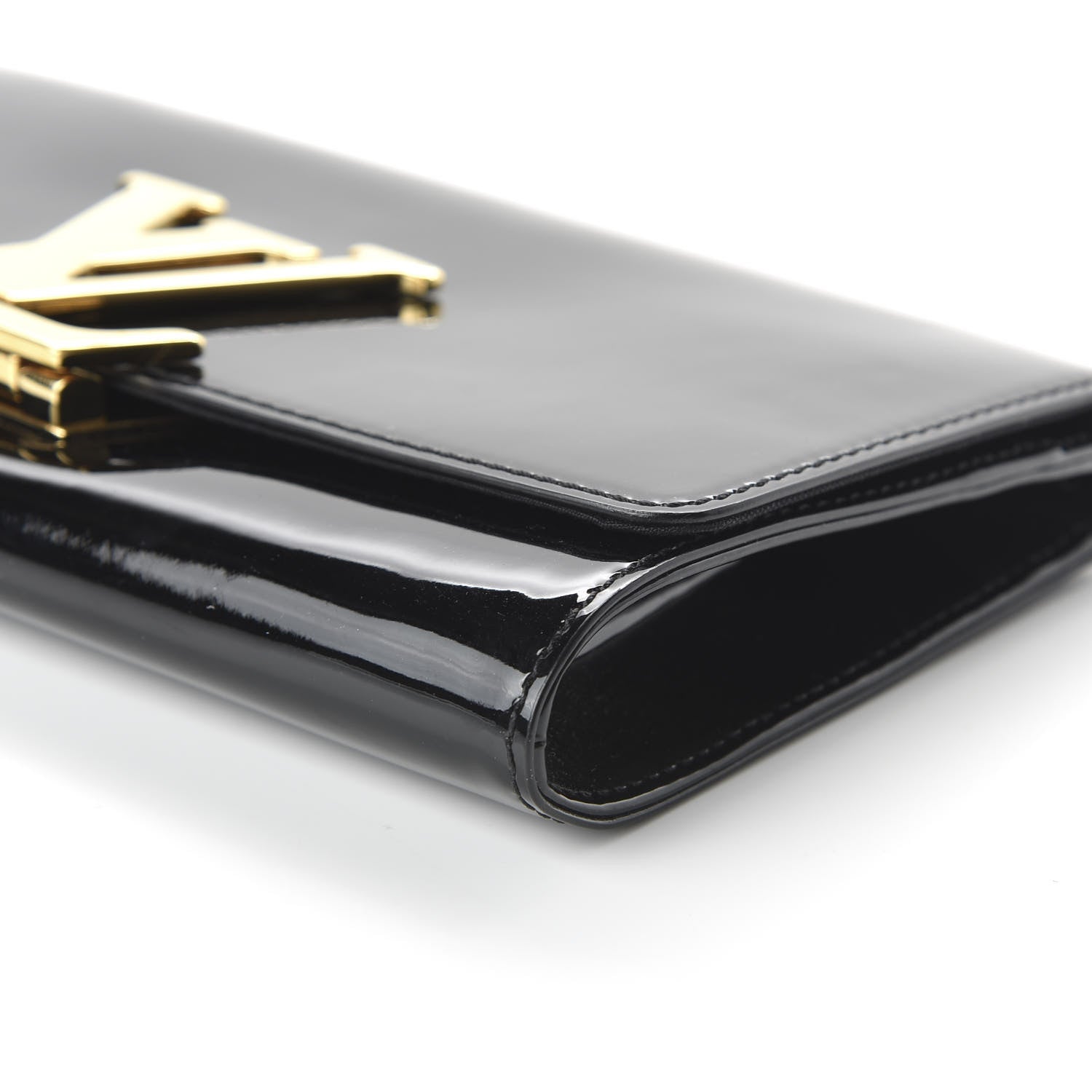 Louis Vuitton Patent Louise Wallet Black 7 of 9