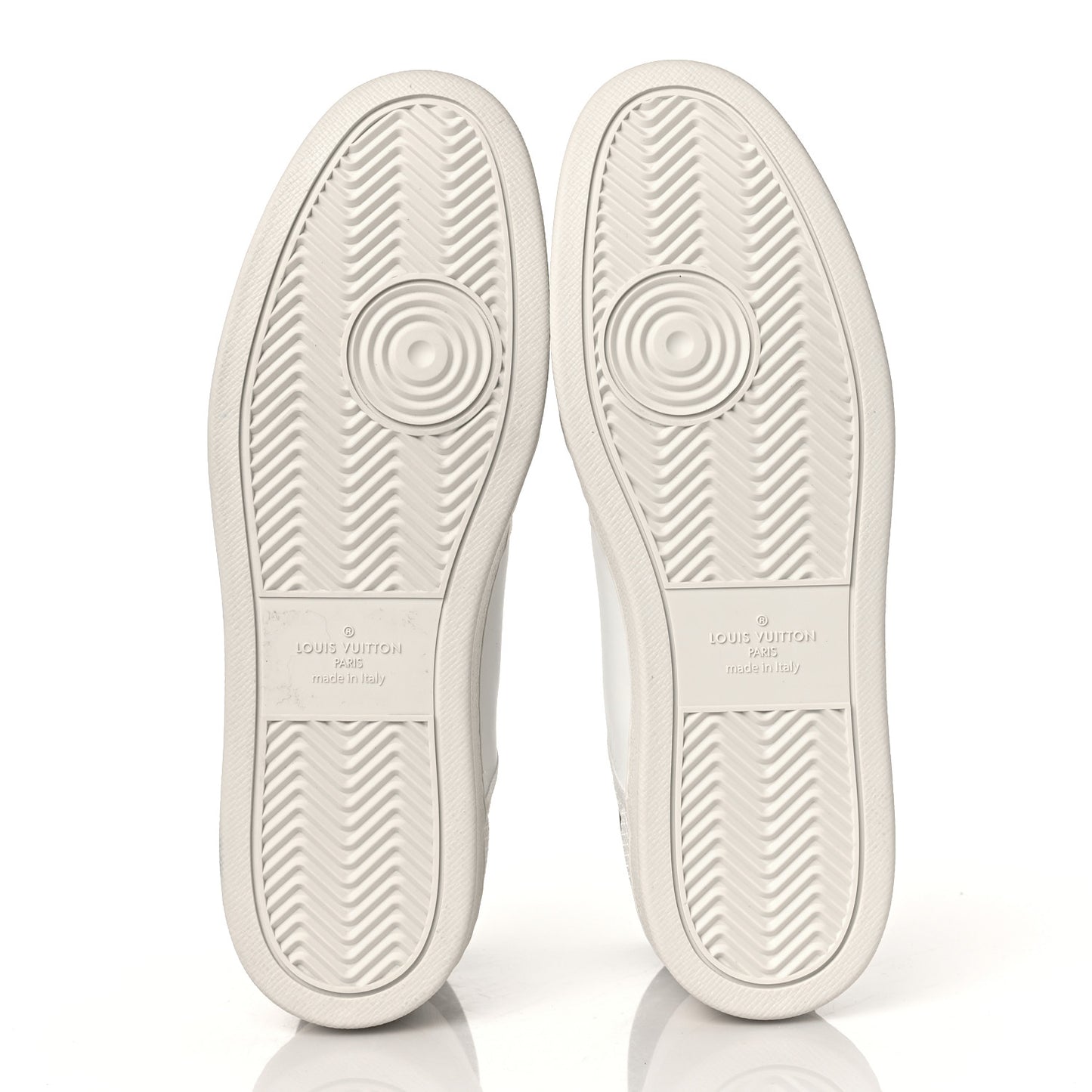 Monogram Calfskin Rivoli High Top Sneakers 10 White