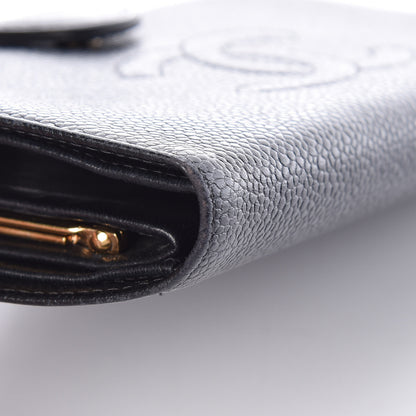Chanel Caviar Timeless CC French Wallet Black 12 of 16