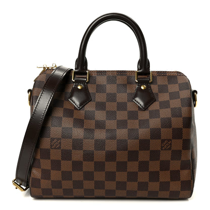 Louis Vuitton Damier Ebene Speedy Bandouliere 25 1 of 12