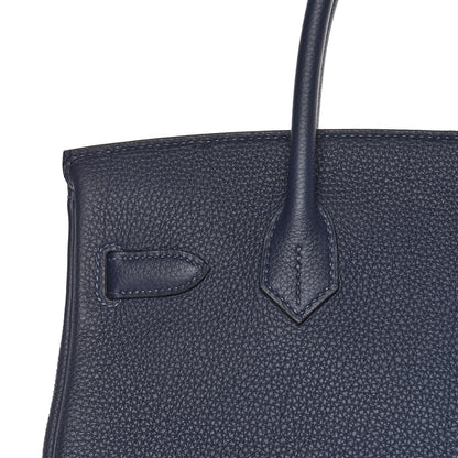 Hermes Togo Birkin 30 Bleu Nuit 25 of 33
