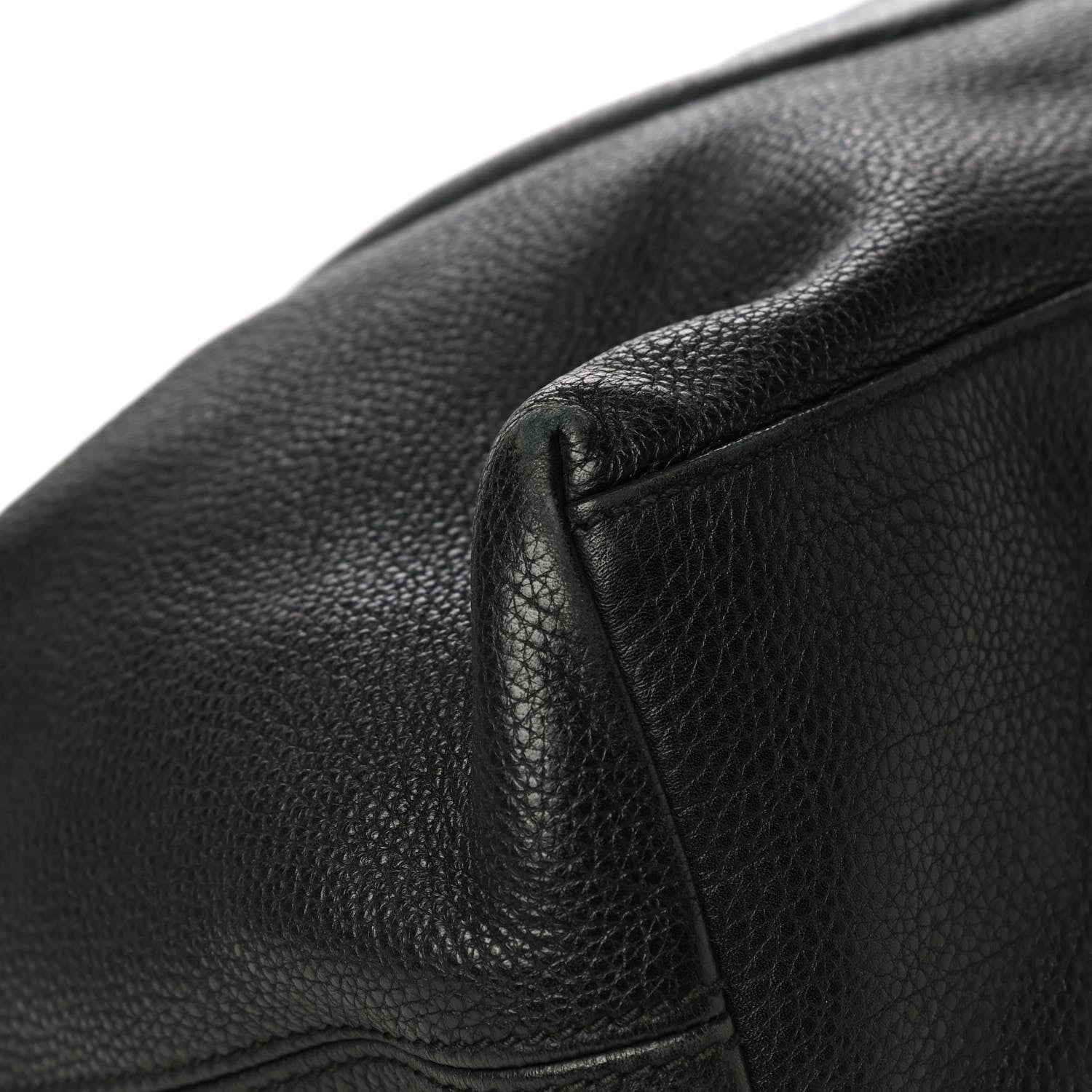 Gucci Pebbled Calfskin Medium Soho Chain Shoulder Bag Black 8 of 13