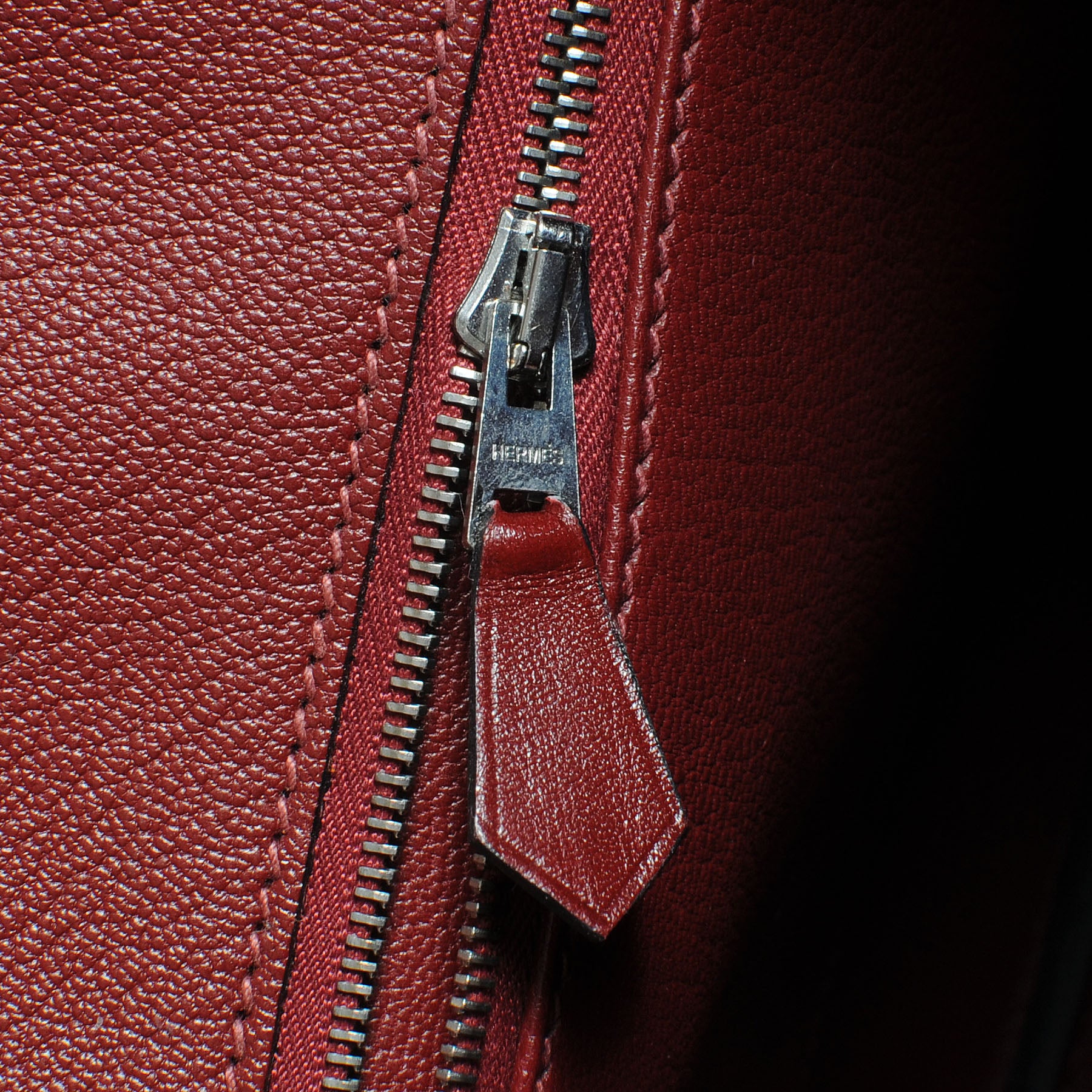 Hermes Box Calfskin Birkin 35 Rouge H 9 of 10