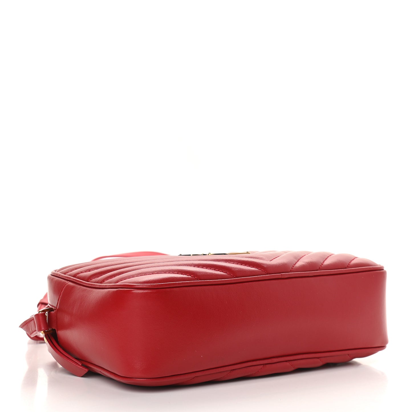 Calfskin Matelasse Monogram Lou Camera Bag Red