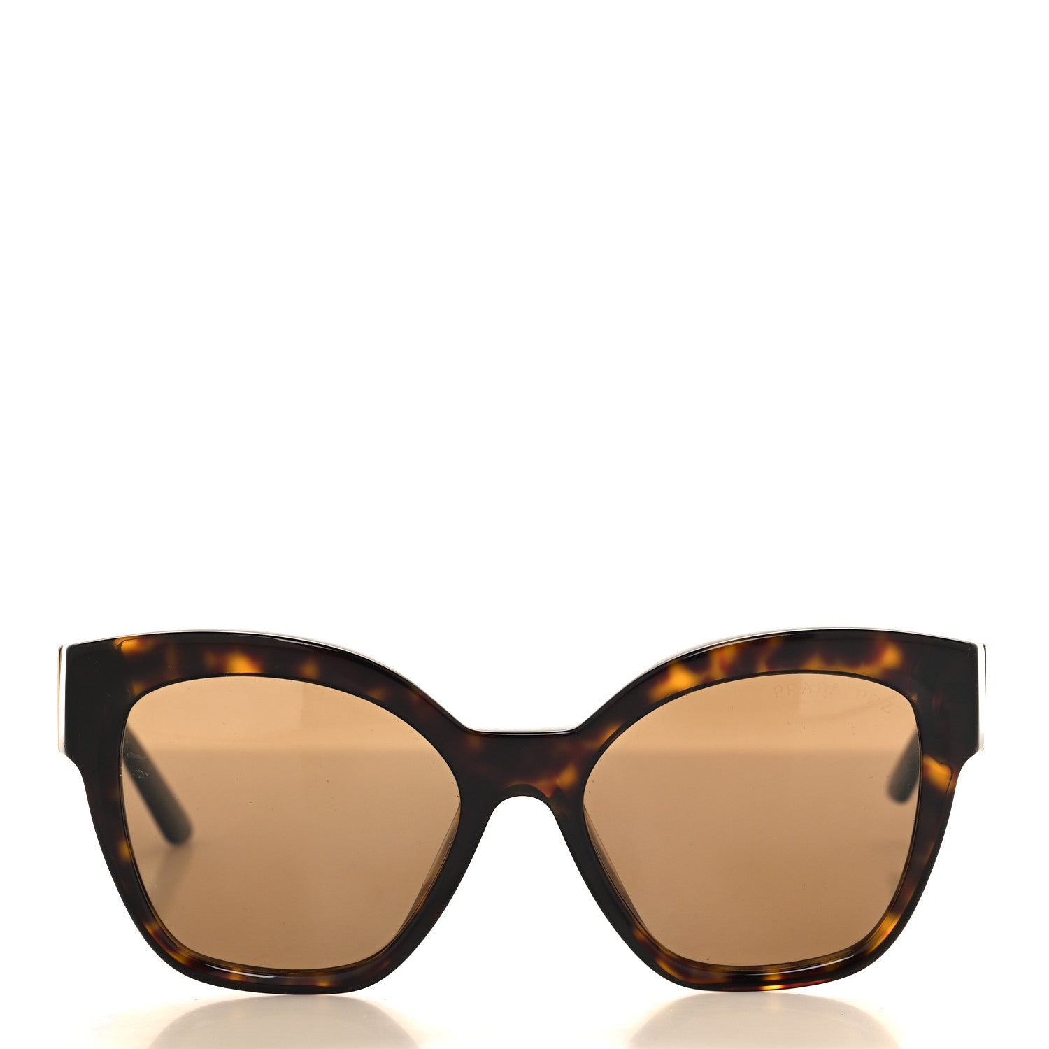 Prada Acetate Polarized Sunglasses SPR 17Z Havana 2 of 7