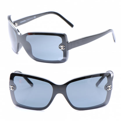 Chanel CC Logo Sunglasses Clear 5065 Black 1 of 5