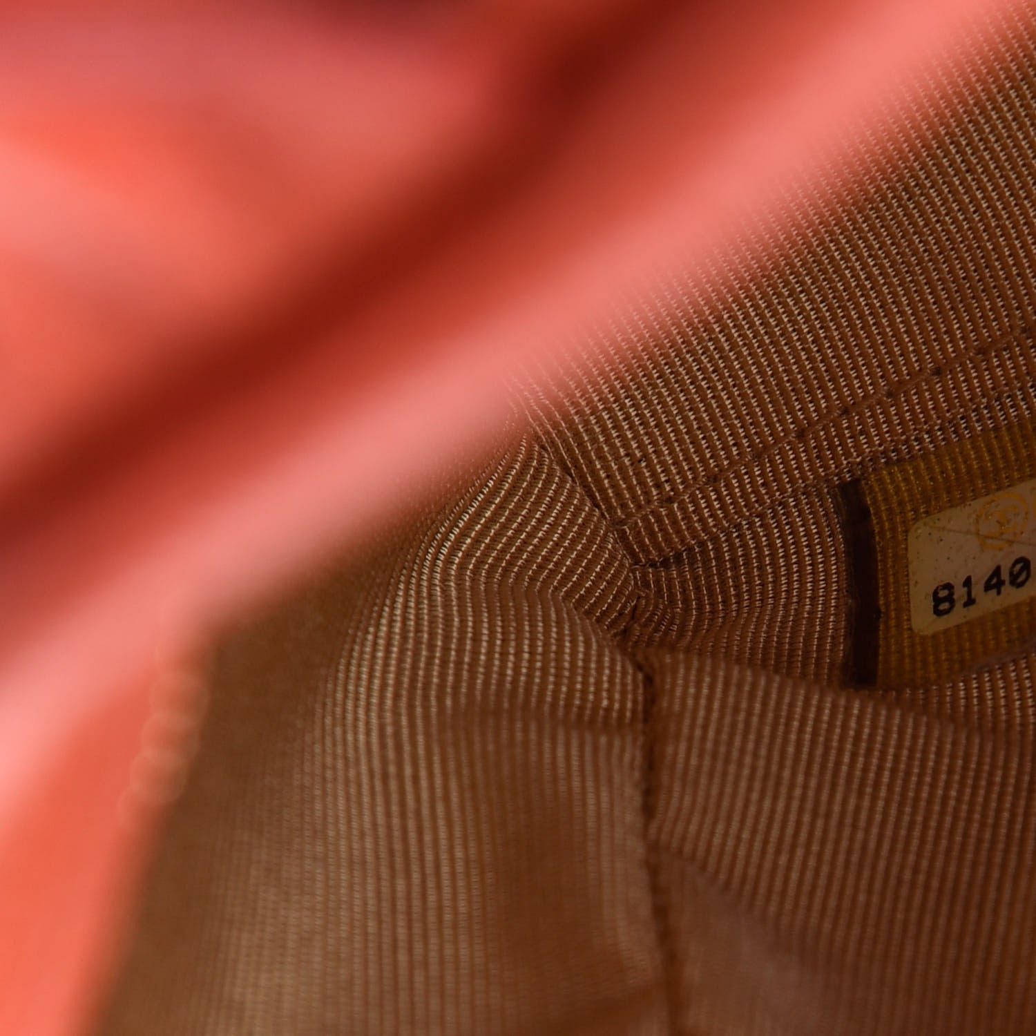 Chanel Caviar Quilted Small Bowler Coral 7 of 9