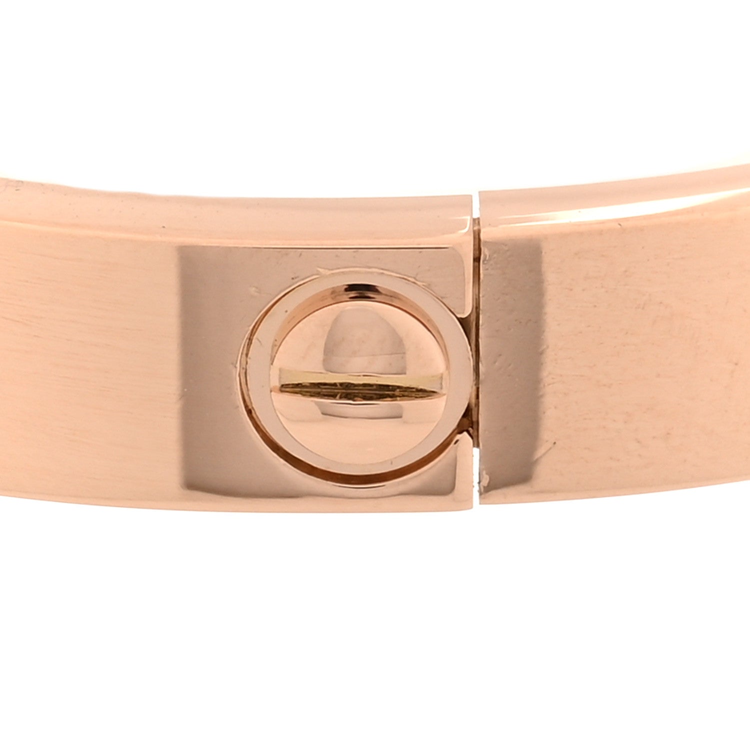 Cartier 18K Pink Gold 4 Diamond LOVE Bracelet 16 7 of 9