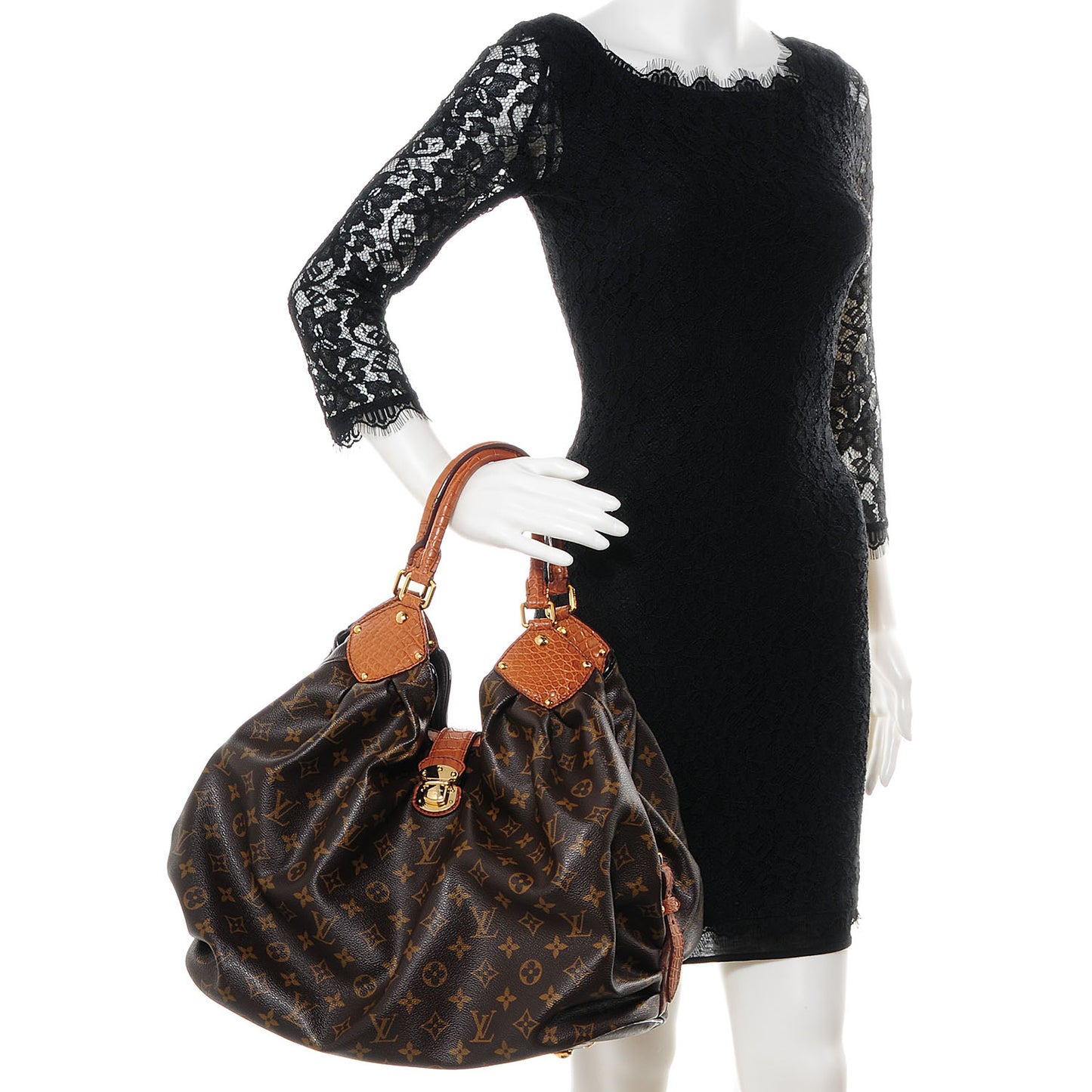 Alligator Monogram XL Tote