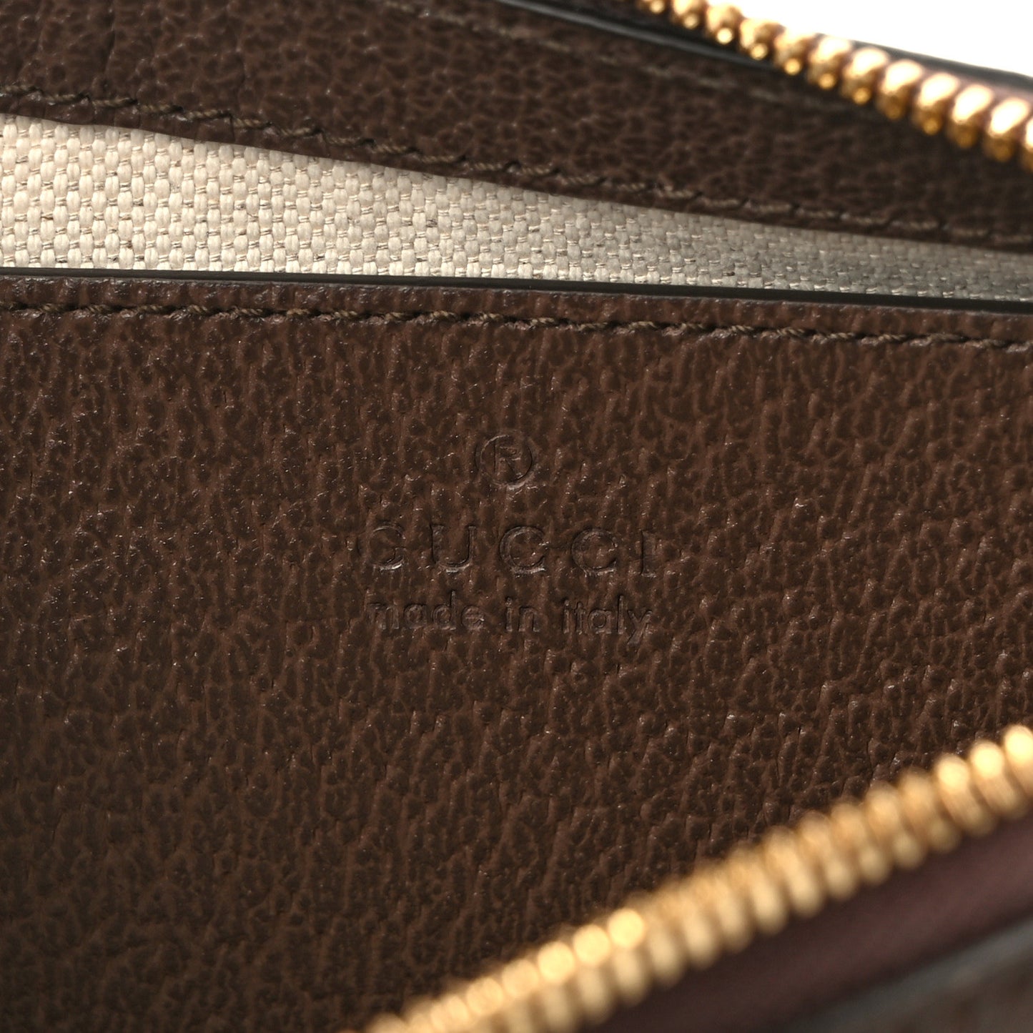 GG Supreme Monogram Textured Dollar Calfskin Small Ophidia Hobo Beige Ebony New Acero
