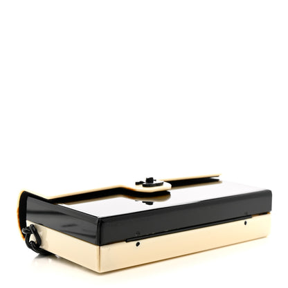 Chanel Acrylic Single Flap Black White 4 of 15