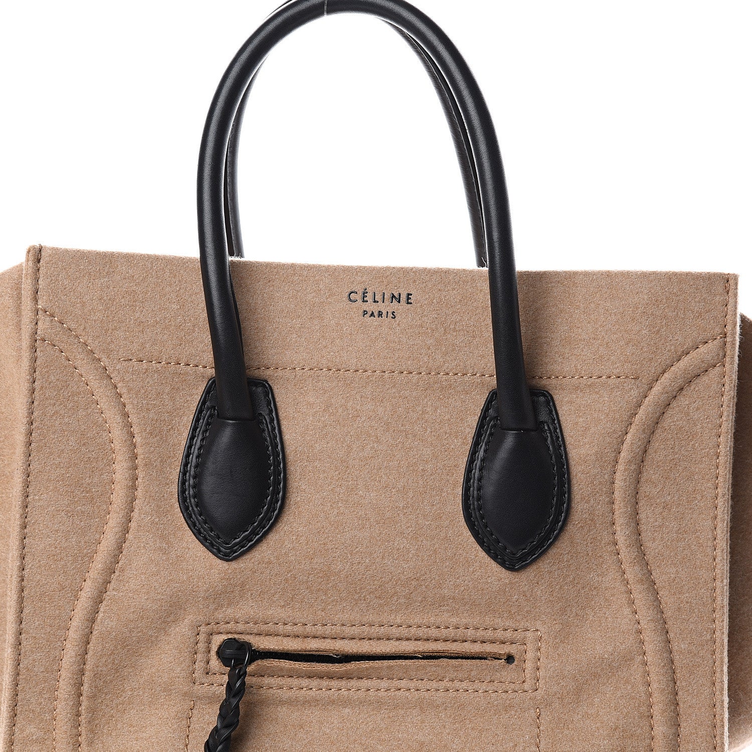 Celine Felt Medium Phantom Luggage Beige 6 of 8