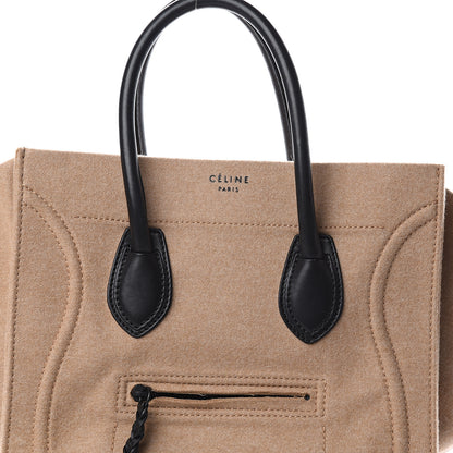 Celine Felt Medium Phantom Luggage Beige 6 of 8