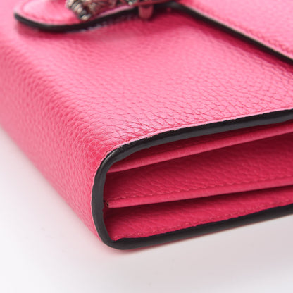Gucci Dollar Calfskin Crystal Mini Dionysus Chain Wallet Box Pink 10 of 10