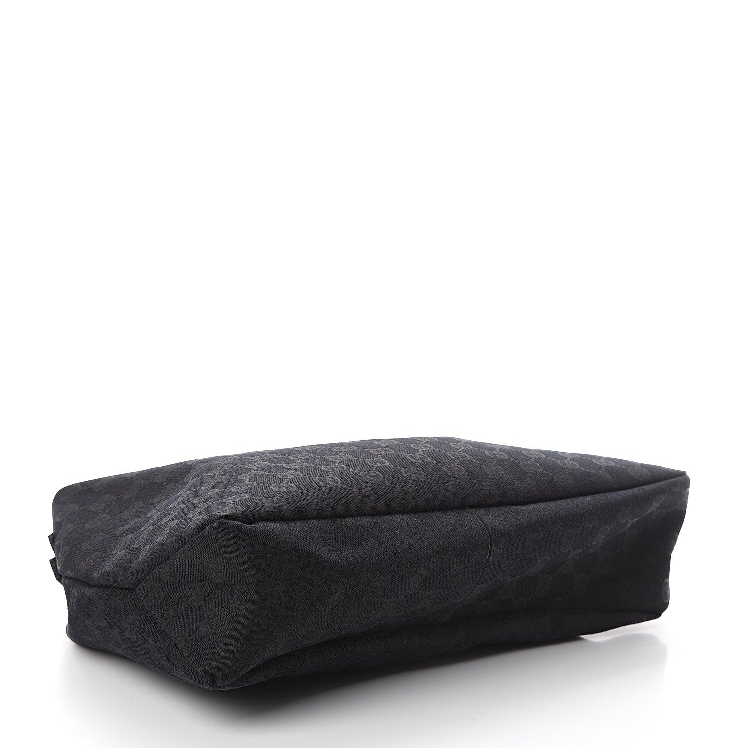 Gucci Monogram Medium Horsebit Chain Hobo Black 3 of 8