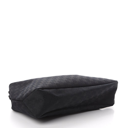 Gucci Monogram Medium Horsebit Chain Hobo Black 3 of 8
