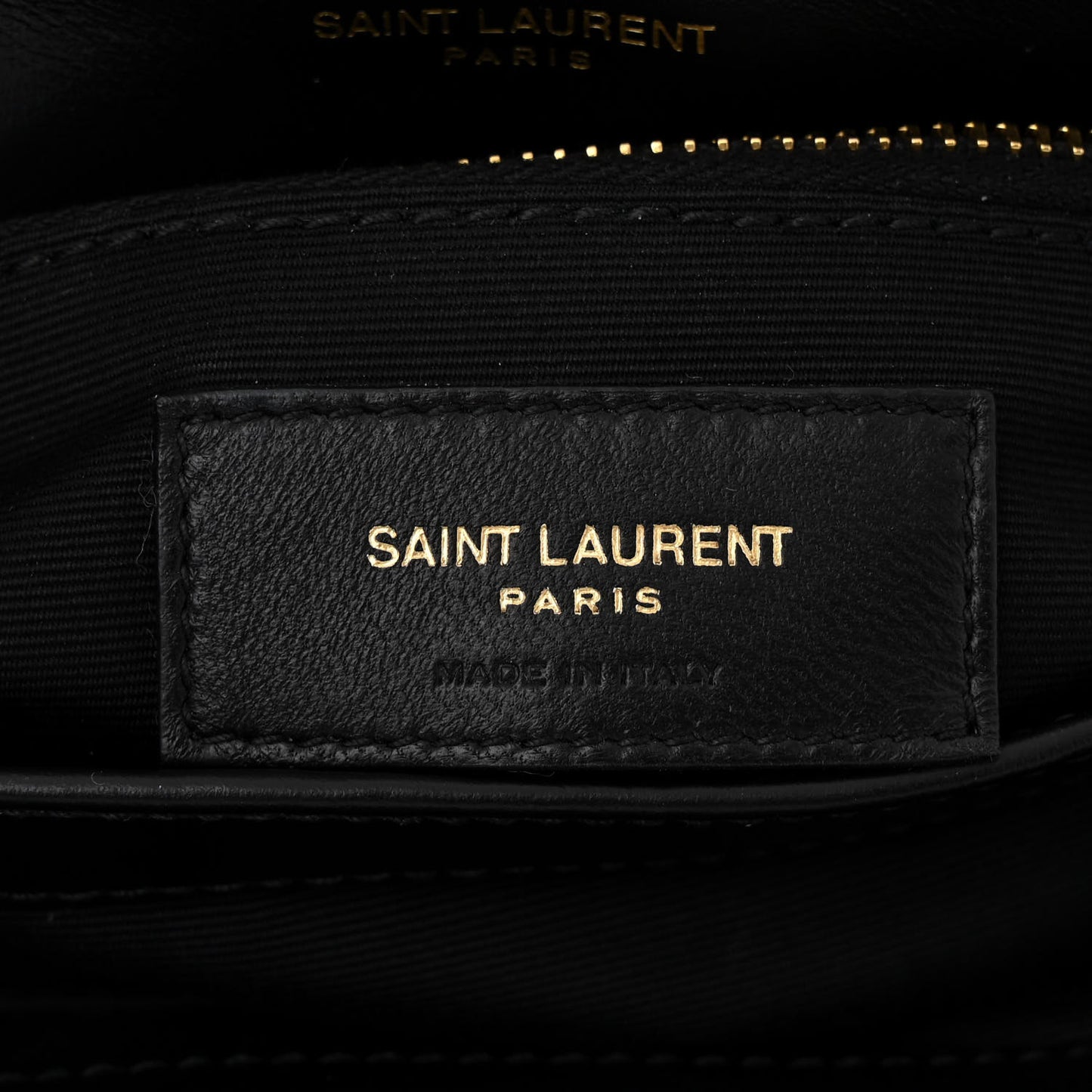 Calfskin Y Quilted Monogram Toy Loulou Crossbody Bag Black