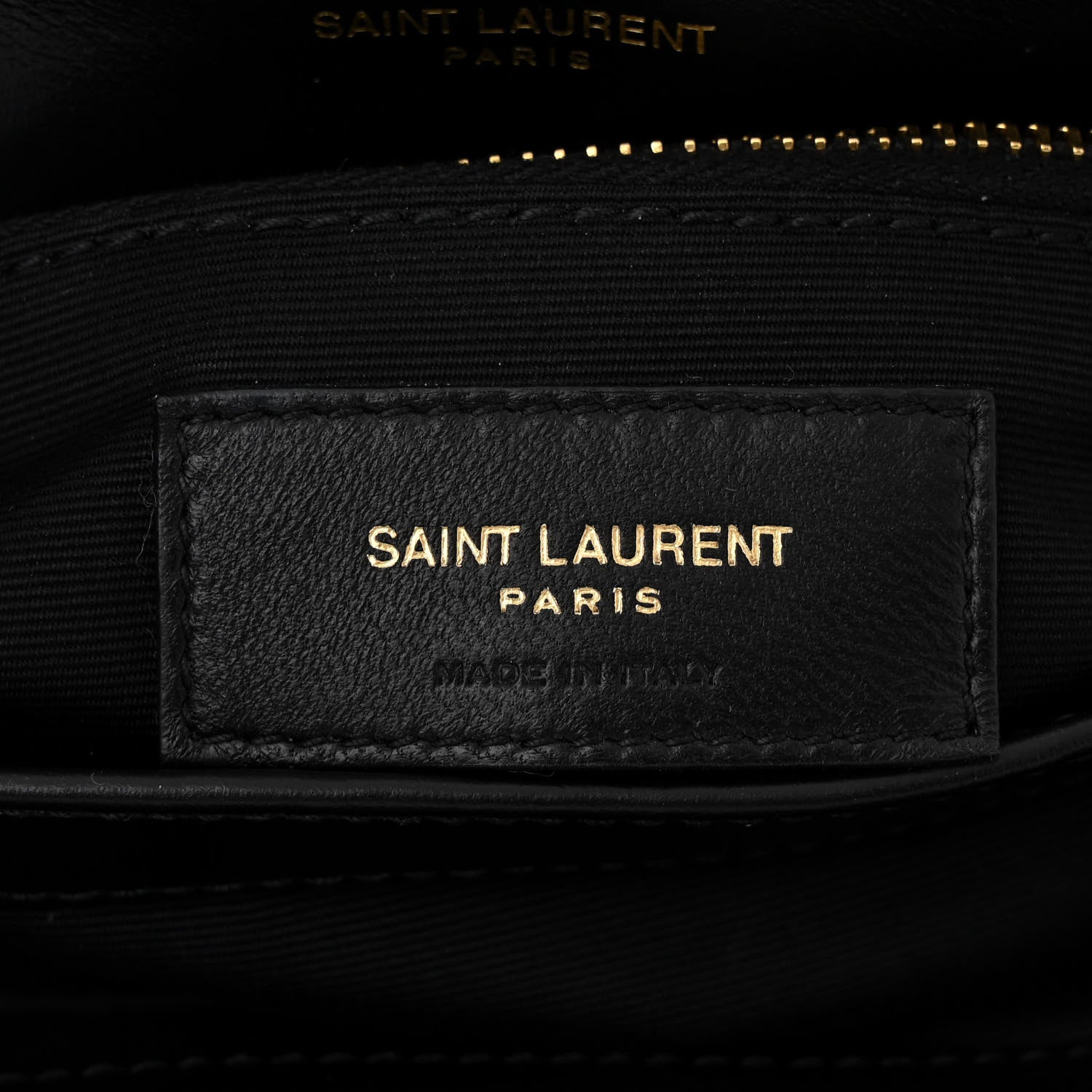 Saint Laurent Calfskin Y Quilted Monogram Toy Loulou Crossbody Bag Black 6 of 11