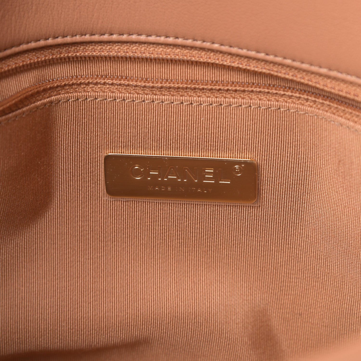 Chanel Lambskin Quilted Medium Chanel 19 Flap Brown 6 of 11