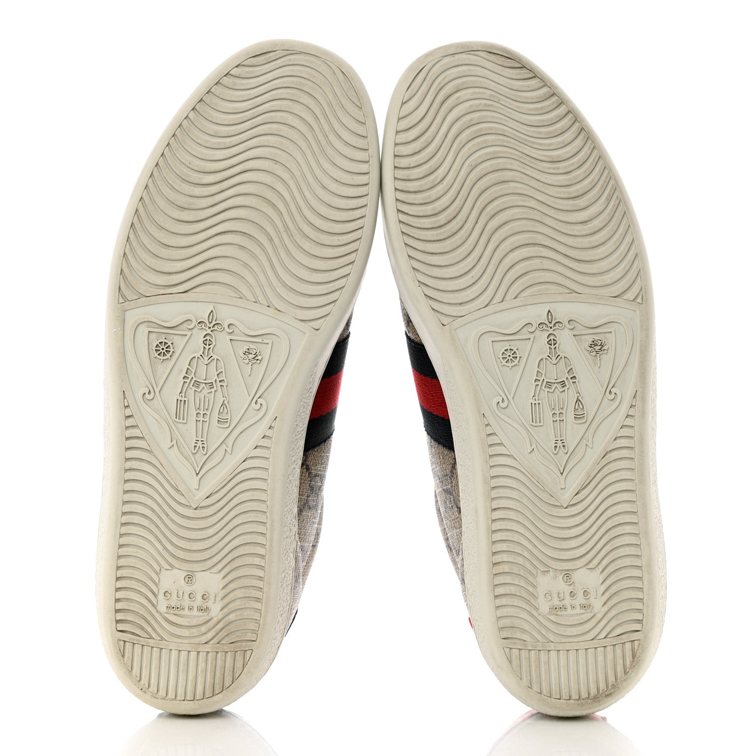 Gucci GG Supreme Monogram Womens Ace Low-Top Sneaker 38 Beige 5 of 9