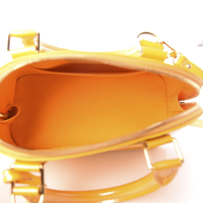Louis Vuitton Vernis Alma BB Jaune Passion 5 of 9