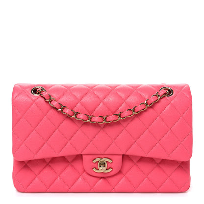 Chanel Caviar Quilted Medium Double Flap Pink 1 of 10