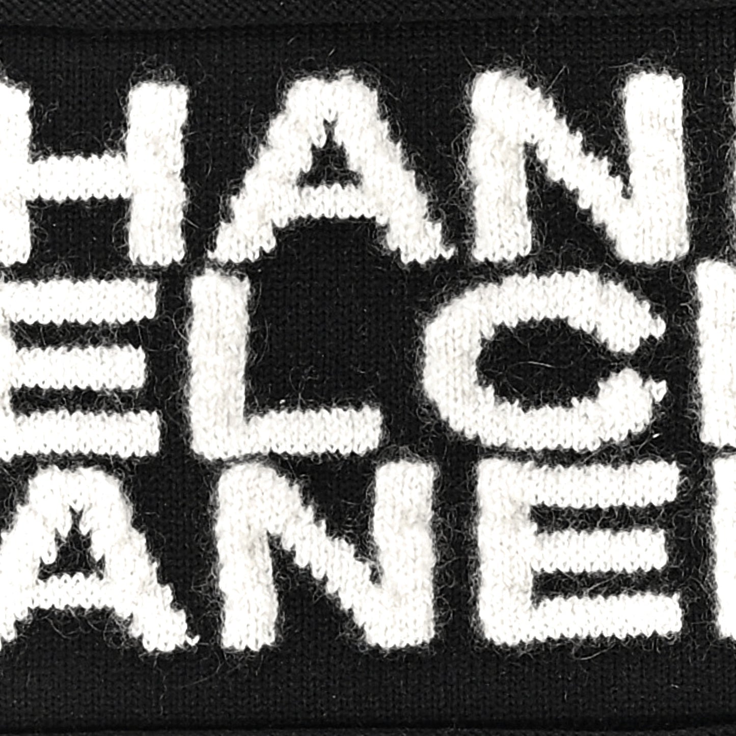 Cashmere Logo Headband Black White