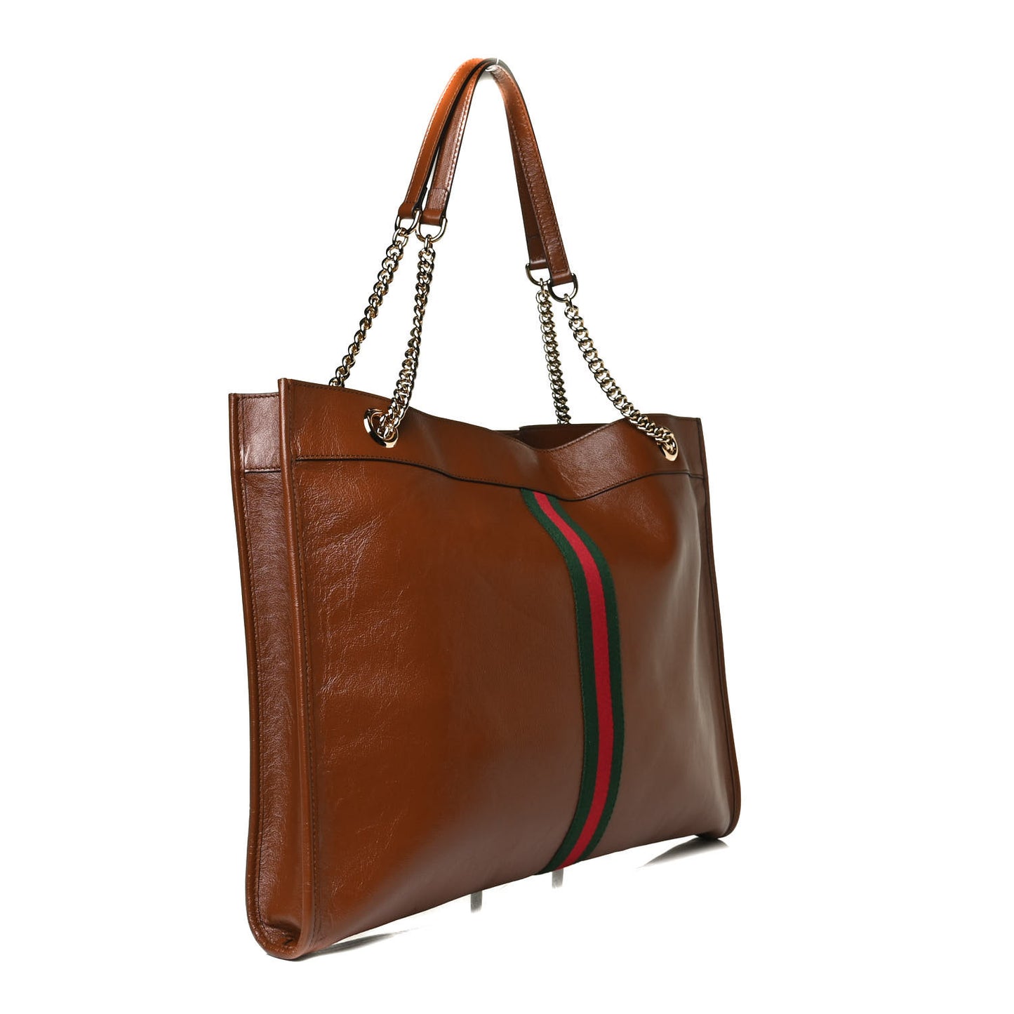 Calfskin Large Rajah Chain Tote Cuir