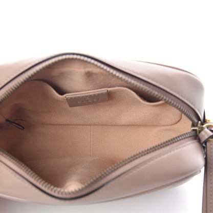Gucci Calfskin Matelasse Mini GG Marmont Chain Shoulder Bag Porcelain Rose 5 of 10