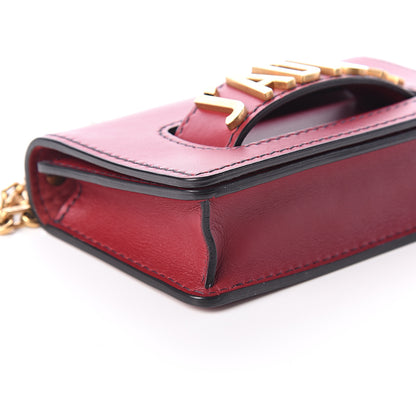 Christian Dior Calfskin Mini J'Adior Chain Flap Bag Red 6 of 7