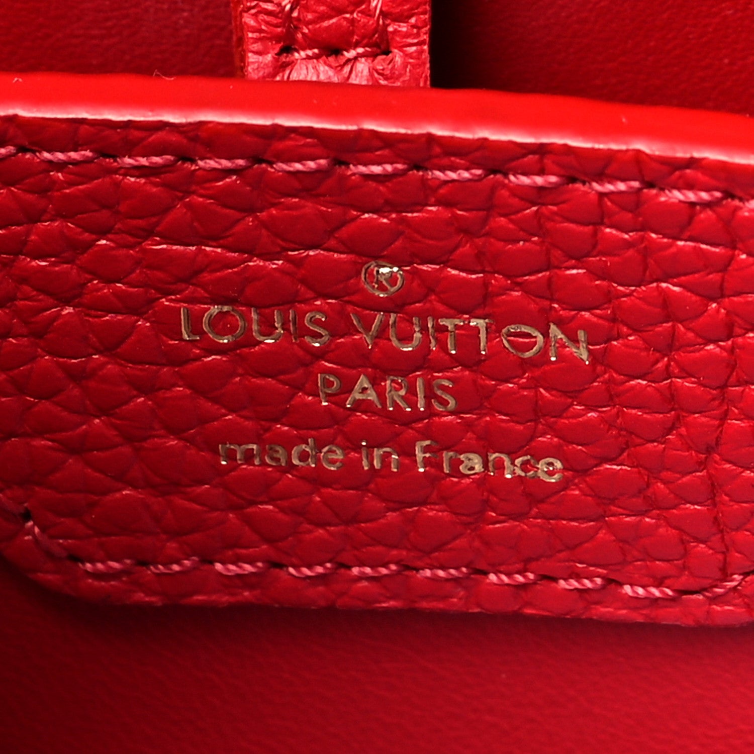 Louis Vuitton Taurillon Python Capucines PM Scarlet 8 of 11