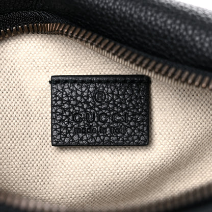 Gucci Grained Calfskin Small Logo Belt Bag Black 6 of 10