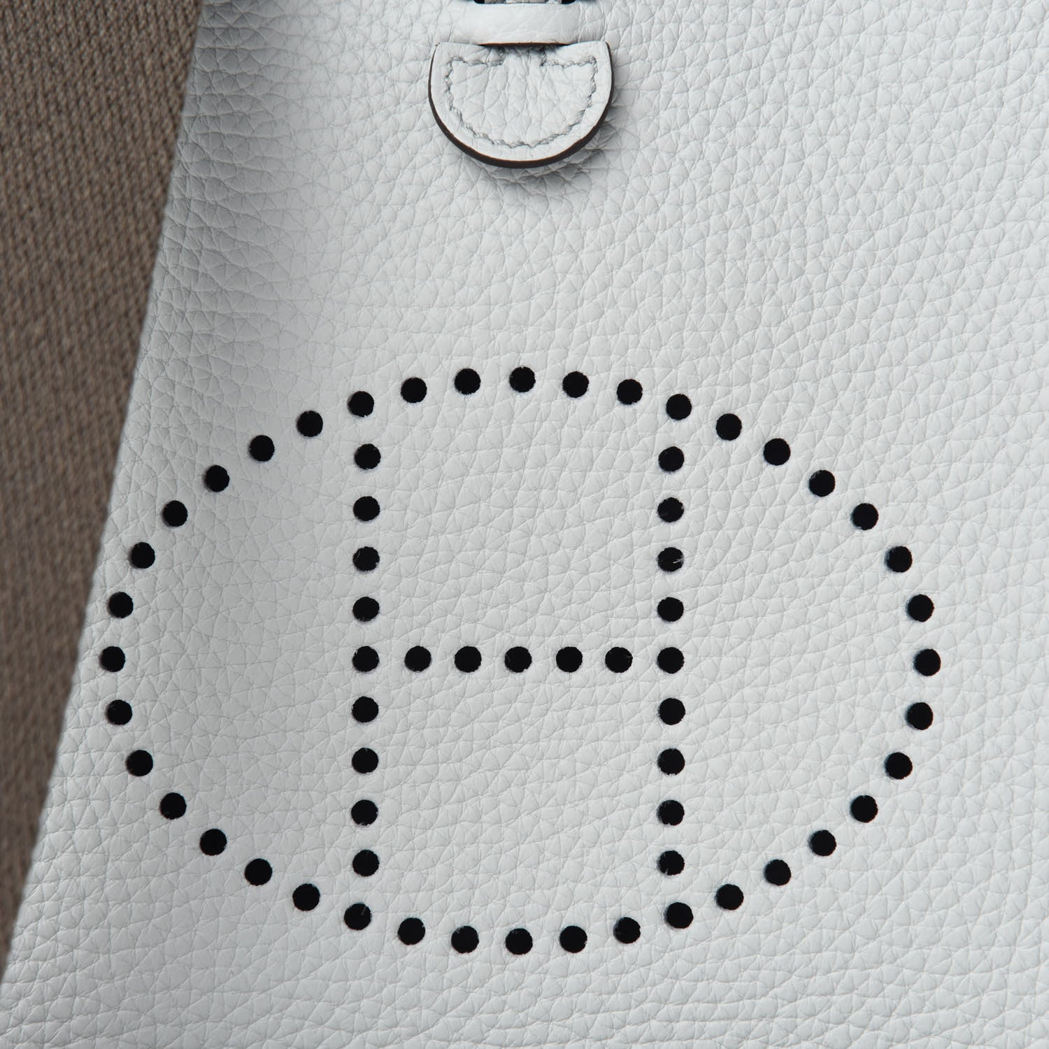 Hermes Taurillon Clemence Amazone Evelyne TPM Gris Perle Etain 10 of 11