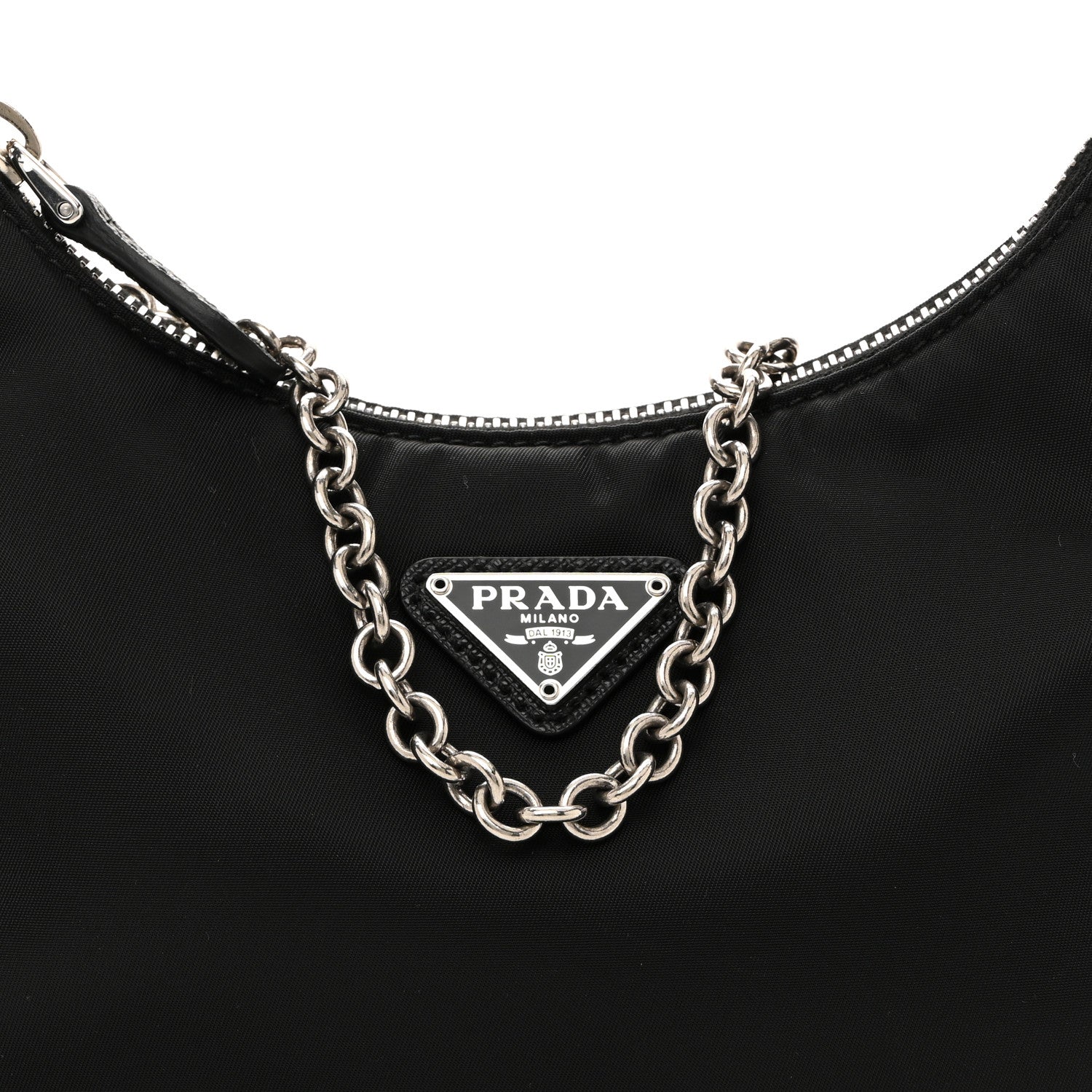 Prada Nylon Re-Edition 2005 Shoulder Bag Black 8 of 10