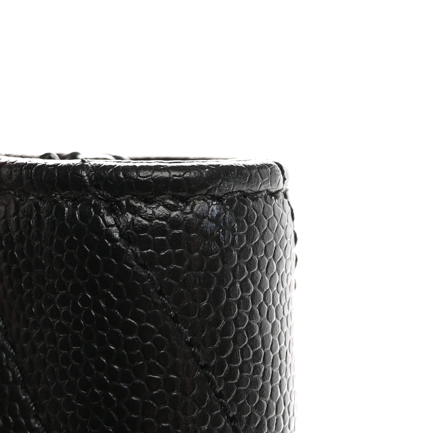 Saint Laurent Grain De Poudre Matelasse Chevron Monogram Envelope Clutch Black 10 of 12