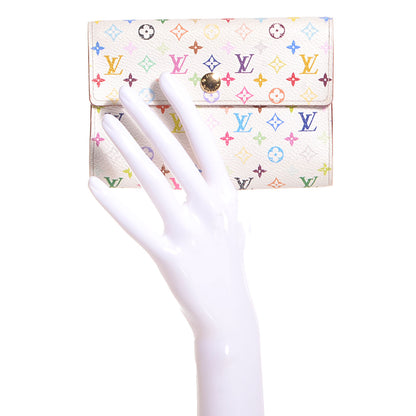 Louis Vuitton Monogram Multicolor Alexandra Wallet White 2 of 7
