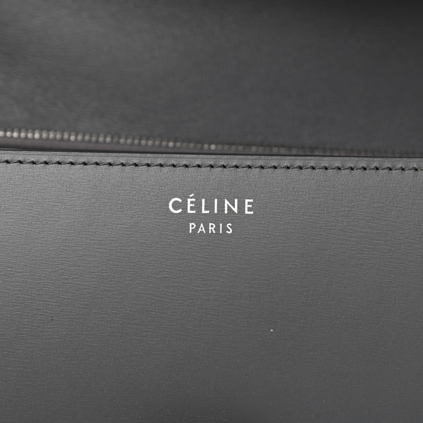 Box Calfskin Medium Classic Box Flap Storm