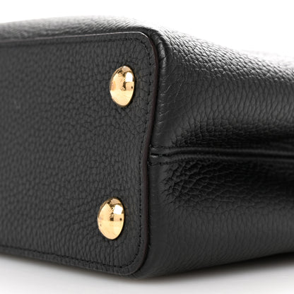 Louis Vuitton Taurillon Capucines BB Black 9 of 10