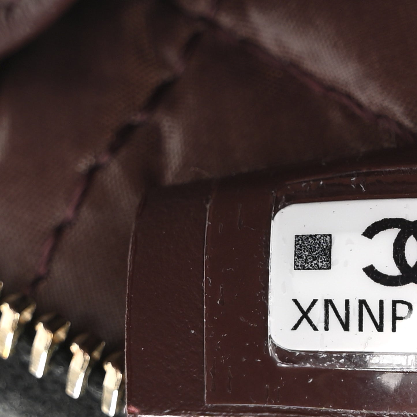 Caviar Quilted Cosmetic Case Black