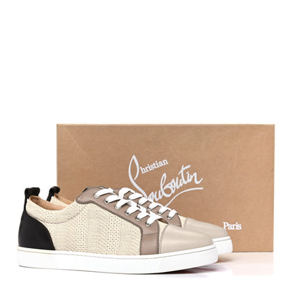 Christian Louboutin Calfskin Mens Junior Orlato Flat Sneakers 44 Natural 9 of 9