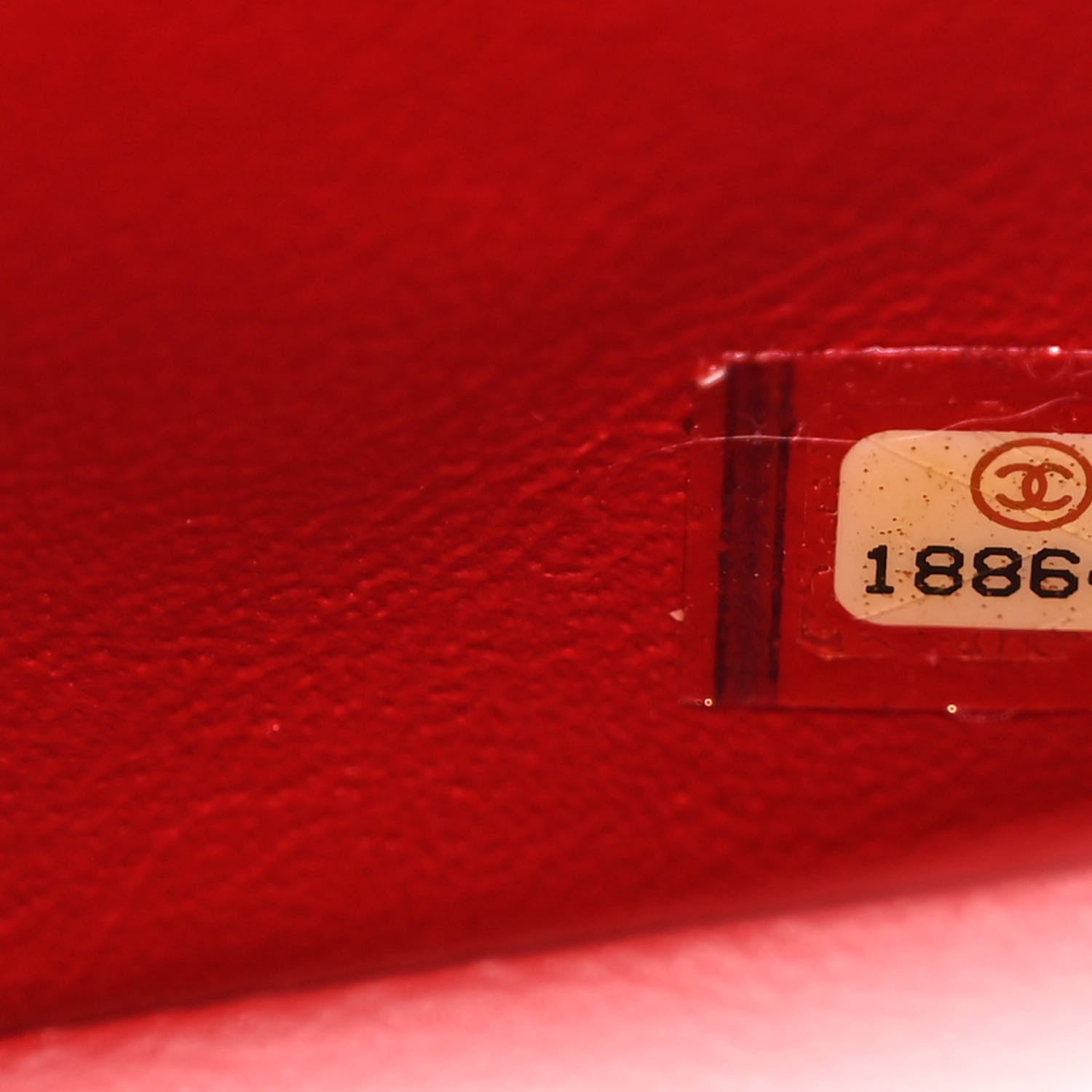 Chanel Caviar Quilted Mini Square Flap Red 7 of 11