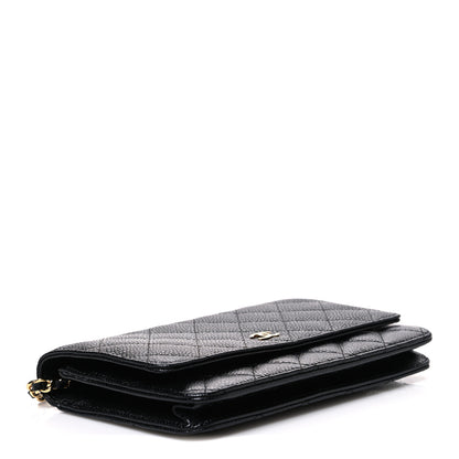 Chanel Caviar Quilted Wallet on Chain WOC Black 4 of 11
