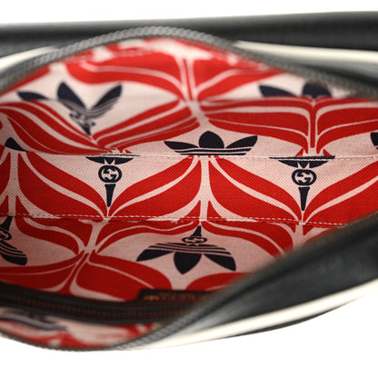 Gucci X ADIDAS Textured Dollar Calfskin Belt Bag Black 5 of 12